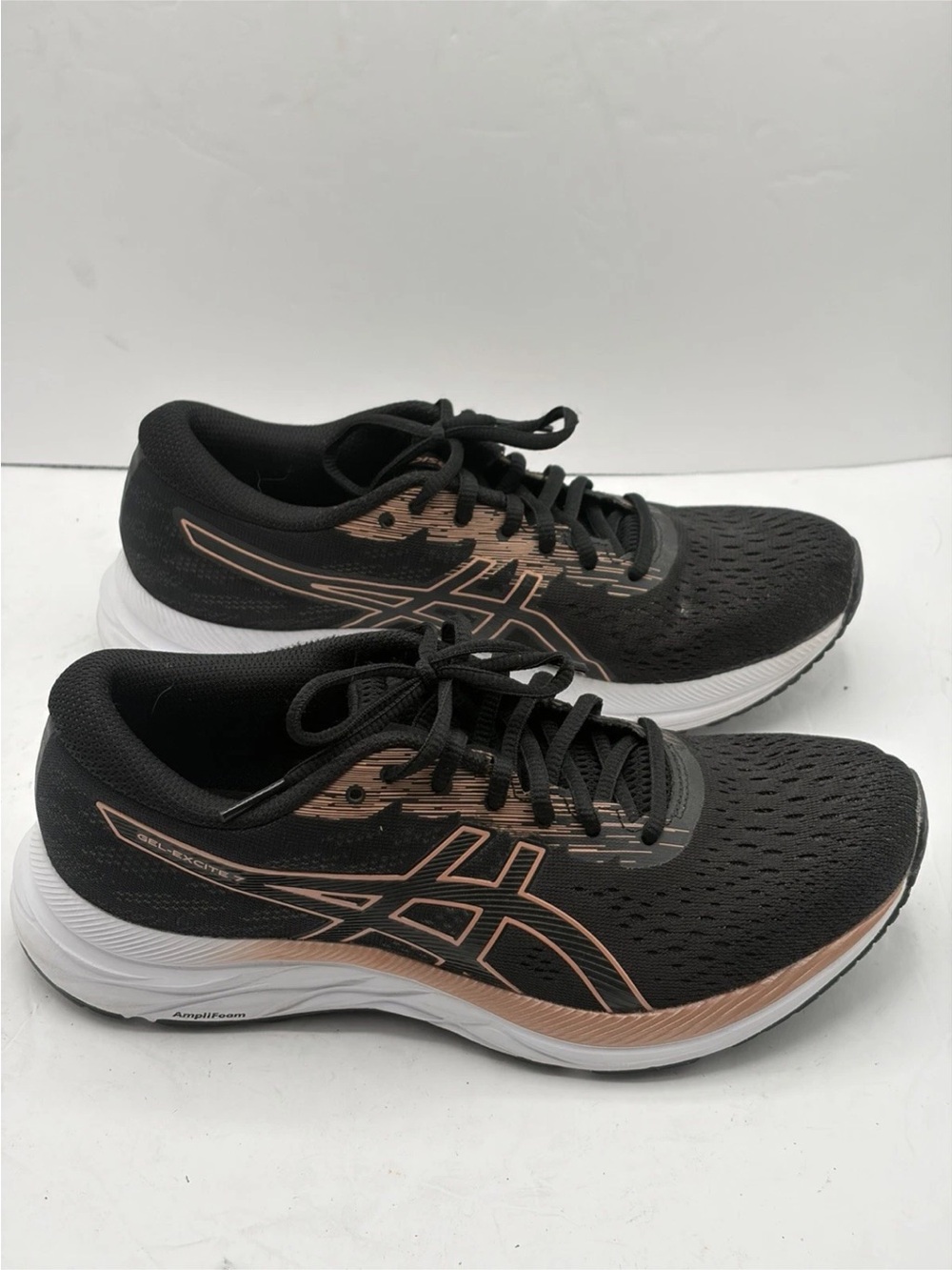 ASICS Gel-Excite 7 Womens Running Shoes Black Rose Gold 1012A562 Size 7.5 - Picture 8 of 16